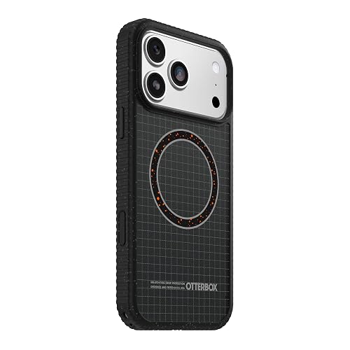 Sole Series - Carcasa para iPhone 17 Pro MAX, Color Negro | Funda para iPhone con bordes de rodadura, funda protectora para iPhone con lazo para dedos, compatible con Magsafe