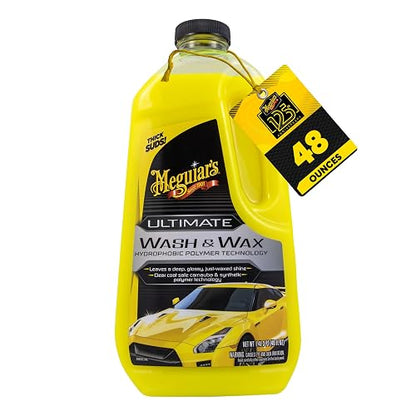 MEGUIAR'S - G17748 Ultimate Wash & Wax, cera, 48 onzas