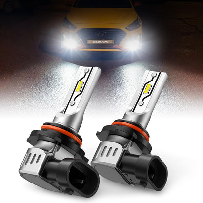 Sealight Bombillas LED Antiniebla H10 12000 LM, Blanco, Paquete de 2 | Plug and Play, tamaño mini OEM 1:1, resistente al agua, reemplazo directo para H10/9145/9140/9040, para automóviles, camiones, SUV