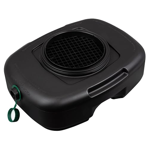 Scepter AM06984 Cárter de Drenaje de Aceite de 12 Cuartos con Tapa, Pantalla de Drenaje del Filtro y Pico de vertido para fluidos automotrices, Incluyendo Aceite de Motor, anticongelante, líquido de