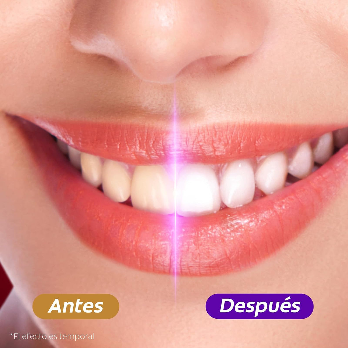 Colgate Pasta Dental Luminous White Color Correct 5 piezas de 100ml | Con Tecnología que involucra Espuma Morada para Neutralizar Tonos Amarillos al Instante