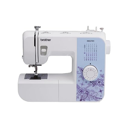Brother Máquina de coser, XM2701, máquina ligera con 27 puntadas, 6 pies de costura incluidos