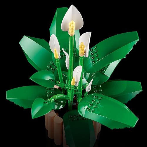 LEGO Lirio de la Paz – Decoración Floral – Kit de Construcción para Adultos – Regalo para Cumpleaños o la Fiesta de Inauguración de una Casa – Maceta de Adorno – 11504