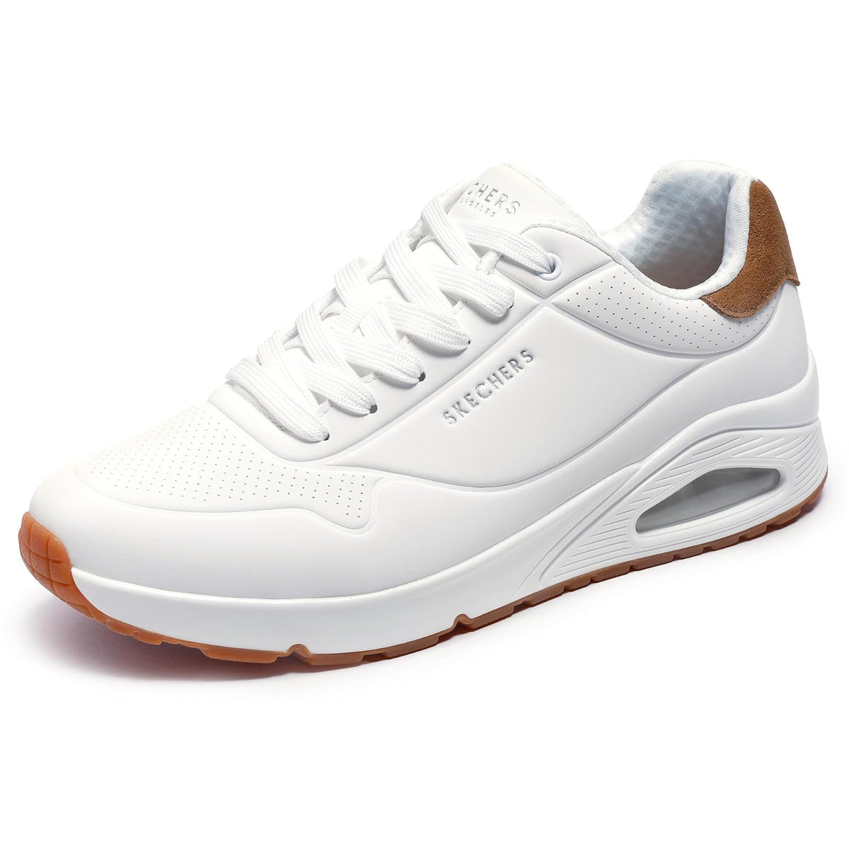 Skechers Uno Suited on Air Zapatillas para Hombre - 25.5 cm - Blanco