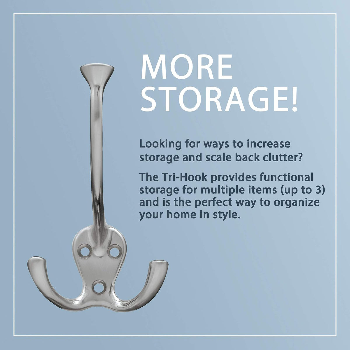 Franklin Brass FBLDFT5-BSE-R - Riel de 5 tri-ganchos anchos en negro y níquel satinado, Transicional, 27 inch rail with 5 Flared Hooks, blanco, satén, niquel, (Flat White and Satin Nickel)
