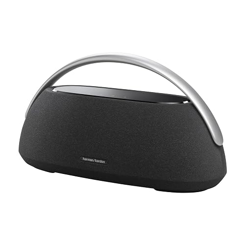 Harman Kardon Go + Play 3 Bocina Inalámbrica Bluetooth, 160W de Potencia, Reproducción 8 Horas, Micrófonos Duales - Negro