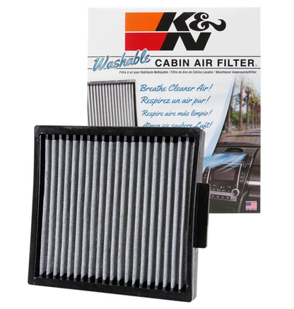 K&N Filtro de Aire de Cabina Premium, Lavable y Reutilizable - VF2038