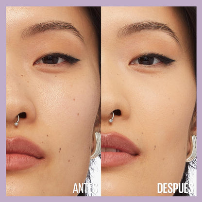 Maybelline Super Stay Lumi Matte Base de Maquillaje Líquida, Alta Cobertura con Acabado Mate Luminoso, Tecnología Lightwear 30H de Duración, Tono 128, 30 ml