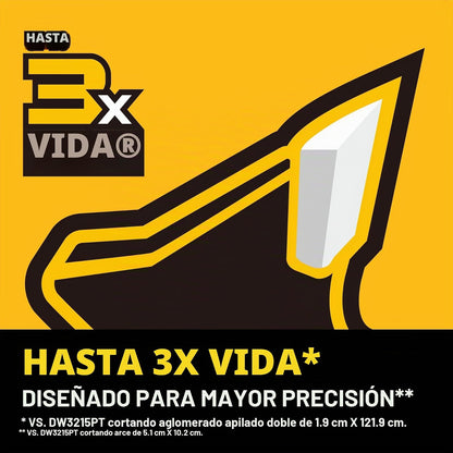 DEWALT Hoja de sierra de inglete de 10 pulgadas, 2 unidades, 40T y 60T Combo de uso general (DWA110CMB)