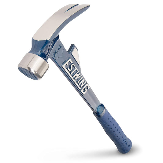 Estwing E6-24TM Hammertooth Hammer, Milled Face, 24-Ounce, 16-Inch, Vinyl Shock Reduction Grip