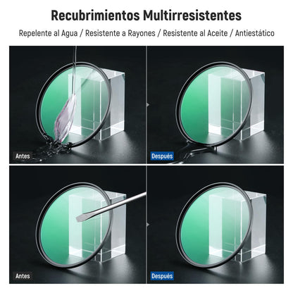NEEWER Filtro de Difusión Negra 1/4 de 55mm con Efecto Cinematográfico Nebuloso, Cristal Óptico Ultra Delgado con Múltiples Recubrimientos Nano para Vídeo, Vlog y Fotografía de Retratos