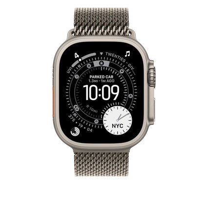 Apple Watch Band - Correa Estilo milanés - 49 mm - Natural - Mediana