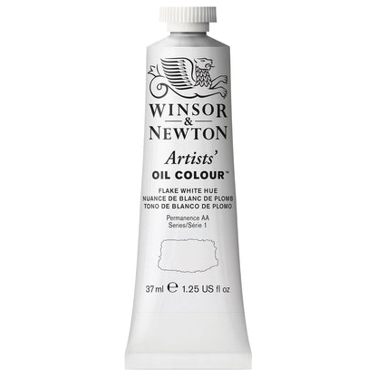 Winsor & Newton Artists' Oil Colour Pintura al Óleo Profesional, 37 ml - 37-ml Tube - Blanco (Flake White Hue)