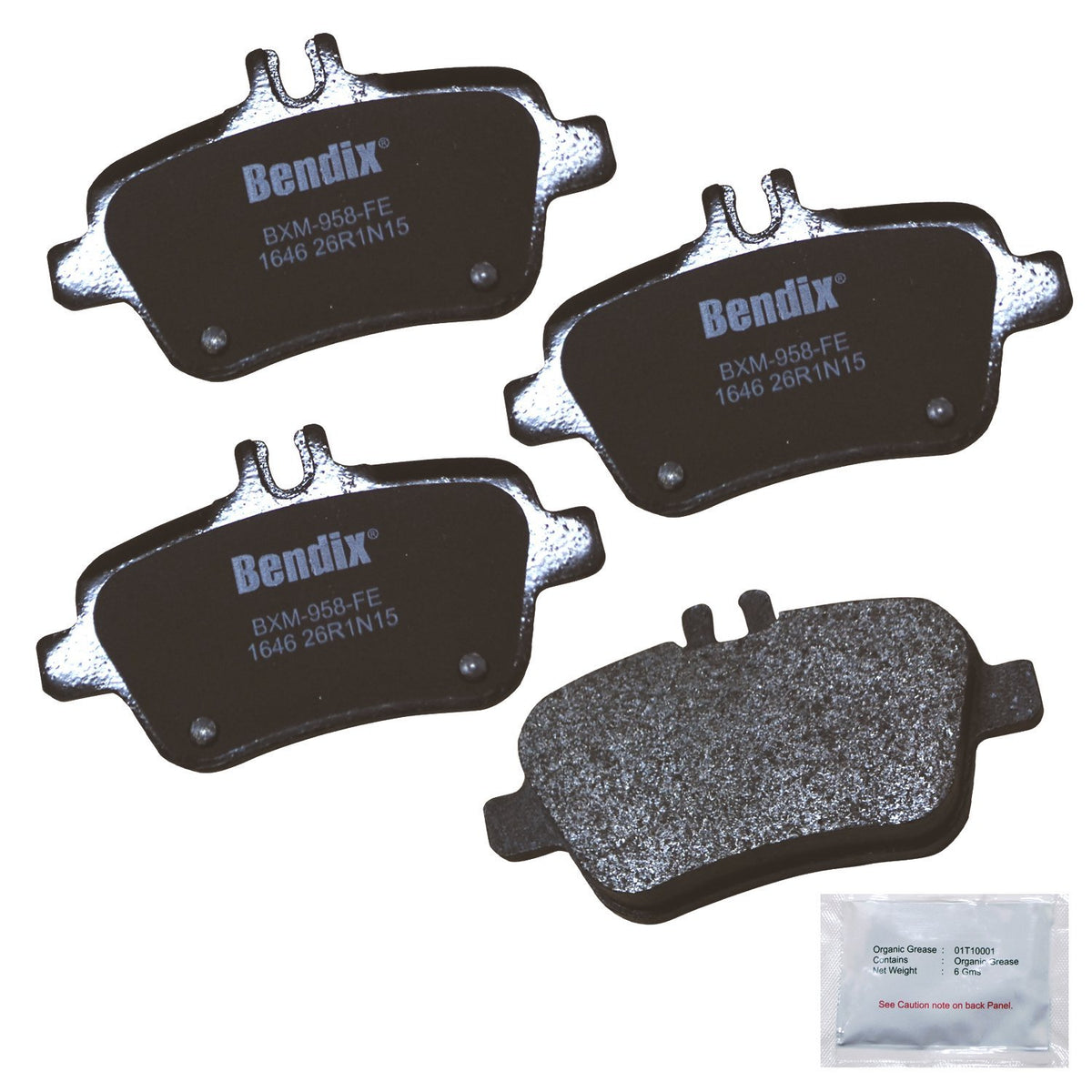 Bendix Priority1 Pastillas de Freno Traseras de Cerámica - CFM1646