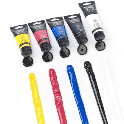 Liquitex-Basics Pintura acrílica , Set de color, Colores Variados, 75 ml, 1, 1