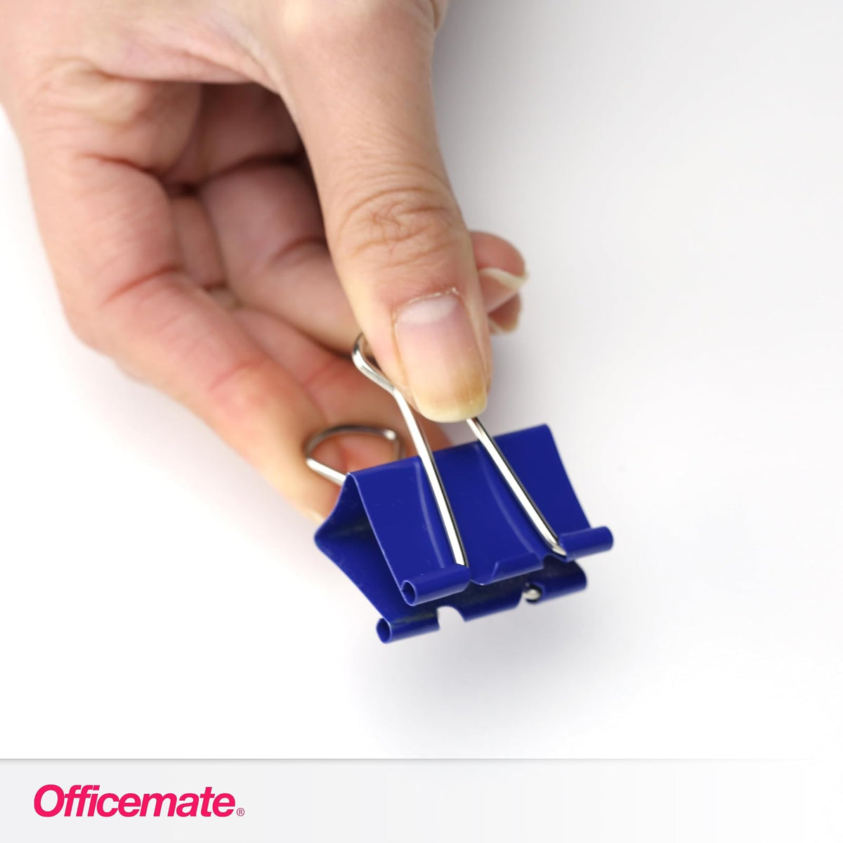 Officemate 31029 Binder Clips, Medium, Pack of 24, Assorted Colors