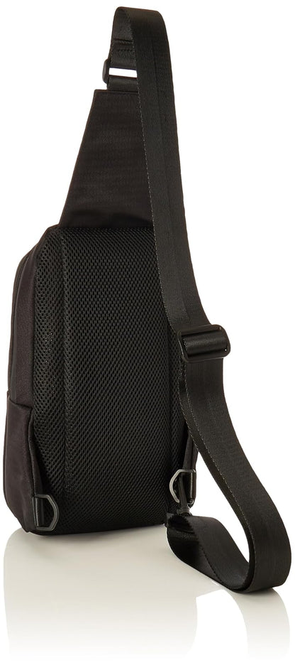 Vorago Mochila Pechera Cruzada CB-300, Poliester, Color Negro, A Prueba De Agua