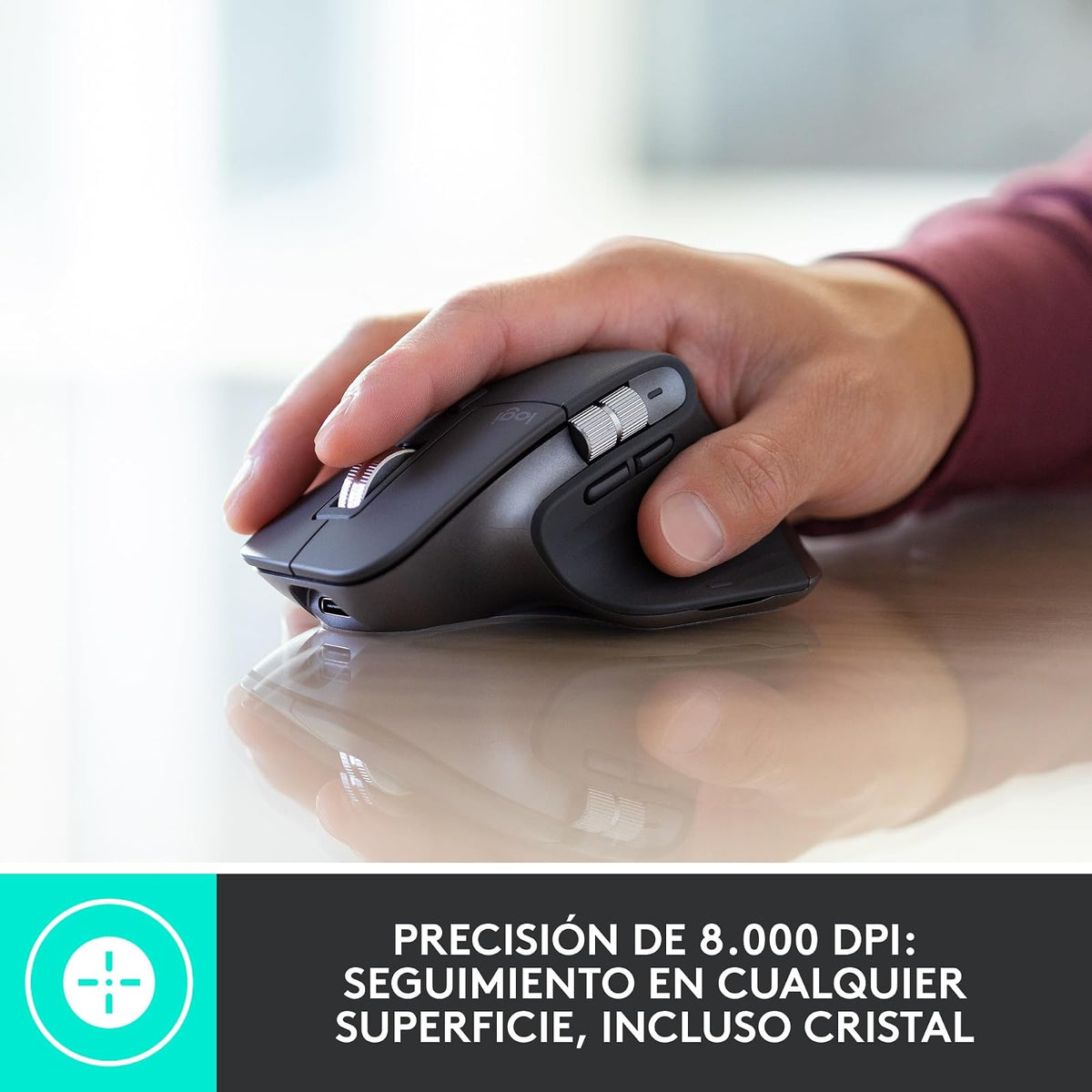 Logitech MX Keys y MX Master 3 for Business Gen2, Combinación de Teclado y Mouse, Inalámbrica, Ergonómica, Tecnología Logi Bolt Segura, Bluetooth, Certif. Global, Windows/Mac/Chrome/Linux - Grafito.