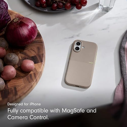 Beats - Funda de Alta protección con MagSafe de Beats para el iPhone 17 con Control de la Cámara, Resistente a rayones y caídas, Textura Mate con Forro de Microfibra – Gris Alpino