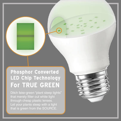 MiracleLED 604614 Luz de estasis de espectro verde, 1 paquete, 60 W para sala de cultivo