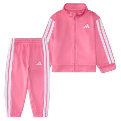 adidas Classic Track Set Conjunto de Pants para Bebé Niña - Rosa - 18 Meses