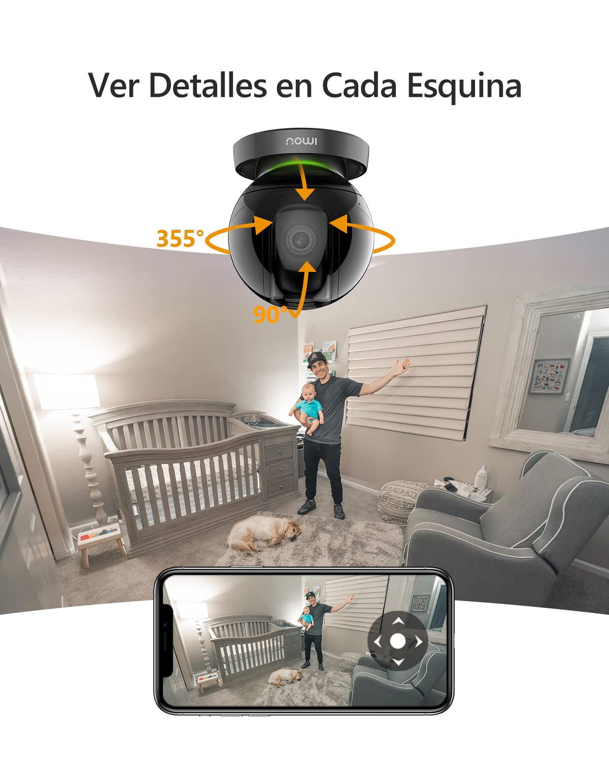 RANGER PRO - Cámara IP Domo Motorizado 2 Megapíxeles/ Lente de 3.6mm/ Ir 10 Mts/ WiFi/ Audio Bidireccional/ Auto Tracking/ Compatible con Alexa