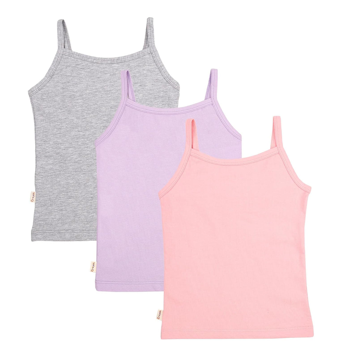 Baby Creysi Playera para Niña Pack de 2 Algodón Hipoalergénico