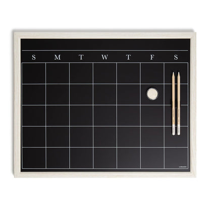 U Brands - Juego de pizarras blancas con marco de lavado blanco, suministros de oficina, con imán, lápices de gis, 40,6 x 50,8 cm, 4 piezas