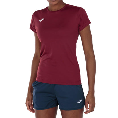 Joma Combi playera deportiva de manga corta para mujer - XL - BURDEOS