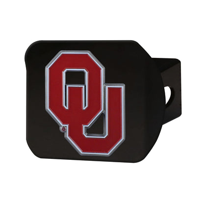 FANMATS NCAA - Enganche de Color para Hombre, Color Negro - Oklahoma Sooners - 3.4"x4" - Negro