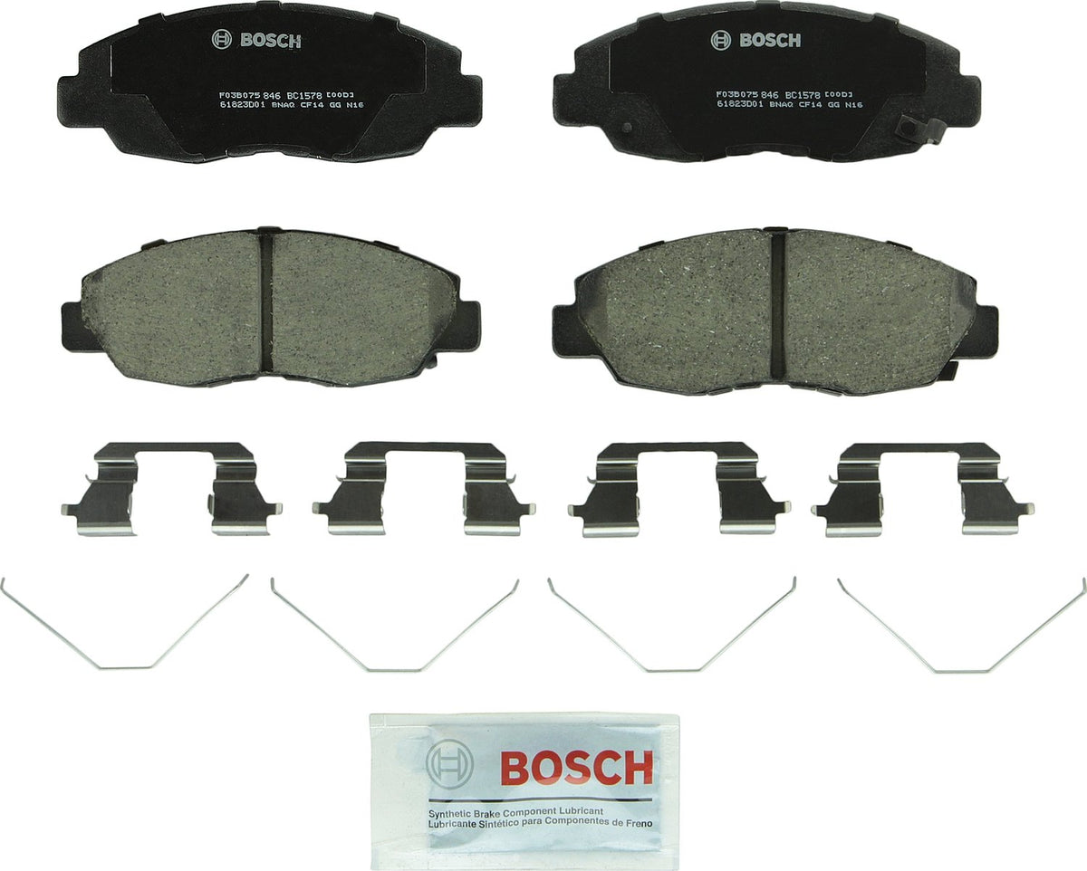 Bosch QuietCast Premium Pastillas de Freno Cerámicas - Frente - 1578 - 1500-1599