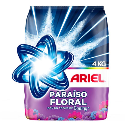 Ariel Paraíso Floral Detergente en Polvo, Jabón en Polvo para Ropa 4kg