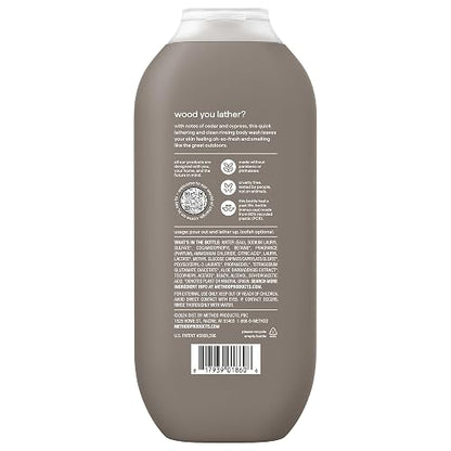 Method Men Body Wash, Cedar + Cypress, Paraben and Phthalate Free, 18 fl oz (Pack of 1)