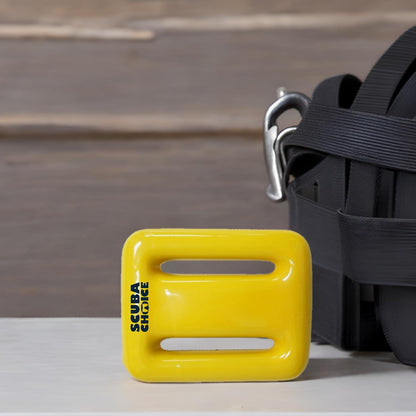 Scuba Choice Amarillo con Revestimiento de Vinilo Buceo Plomos
