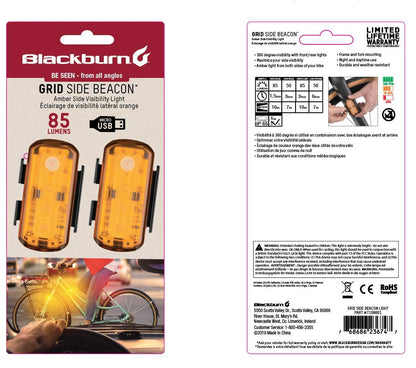 Blackburn Grid Beacon - Luz Lateral para Bicicleta