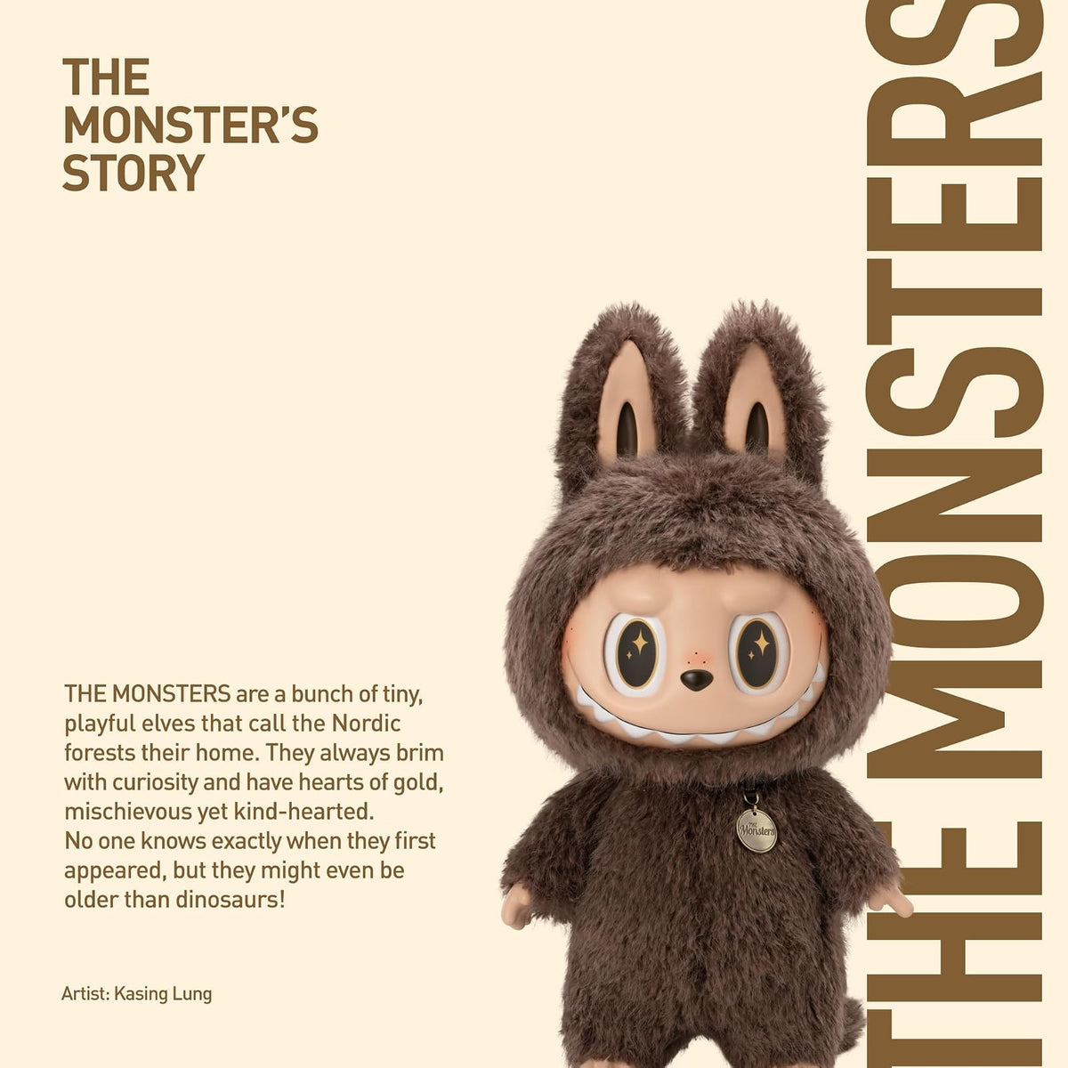 POP MART: Labubu The Monsters - Series Pin for Love Series Vinyl Plush Pendant