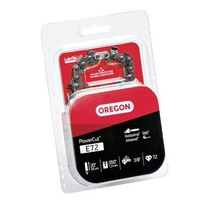 Oregon E72 PowerCut 20-Inch Chainsaw Chain, Fits Husqvarna, Jonsered, Stihl