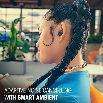 JBL Tune Buds 2 Audífonos Inalámbricos ANC Bluetooth, Drivers 10mm, Reproducción 48 Horas, Resistentes al Agua y al Polvo IP54 - Negro