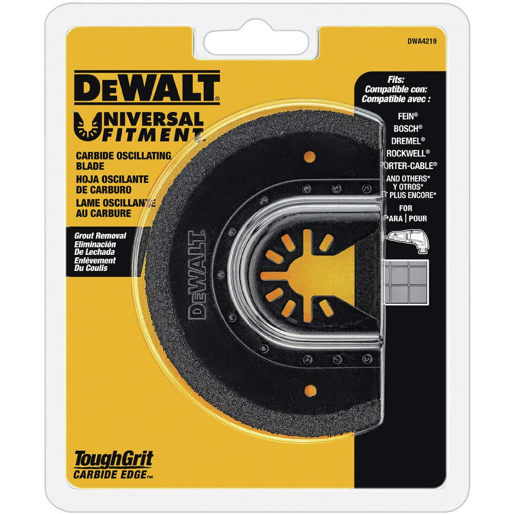 DEWALT Dwa4219 Hoja de extracción de lechada de carburo oscilante
