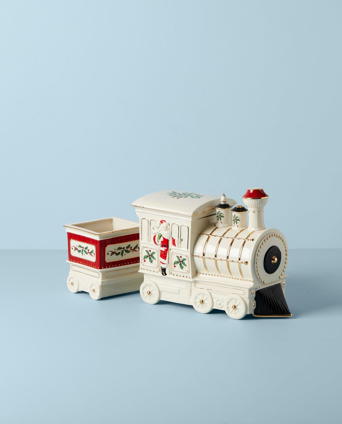 Lenox 894179 - Juego de 5 Piezas para Servir de Tren navideño, decoración navideña