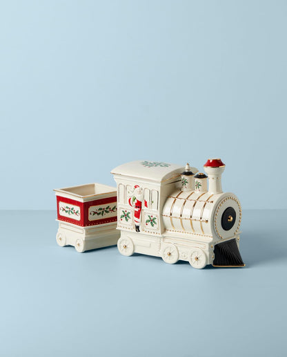 Lenox 894179 - Juego de 5 Piezas para Servir de Tren navideño, decoración navideña
