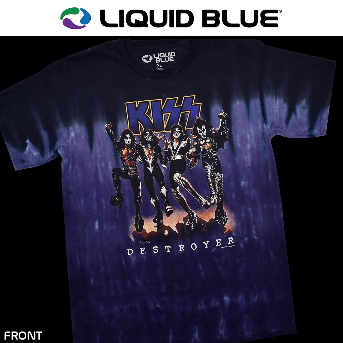 Liquid Blue Men's Kiss Destroyer Short Sleeve T-Shirt