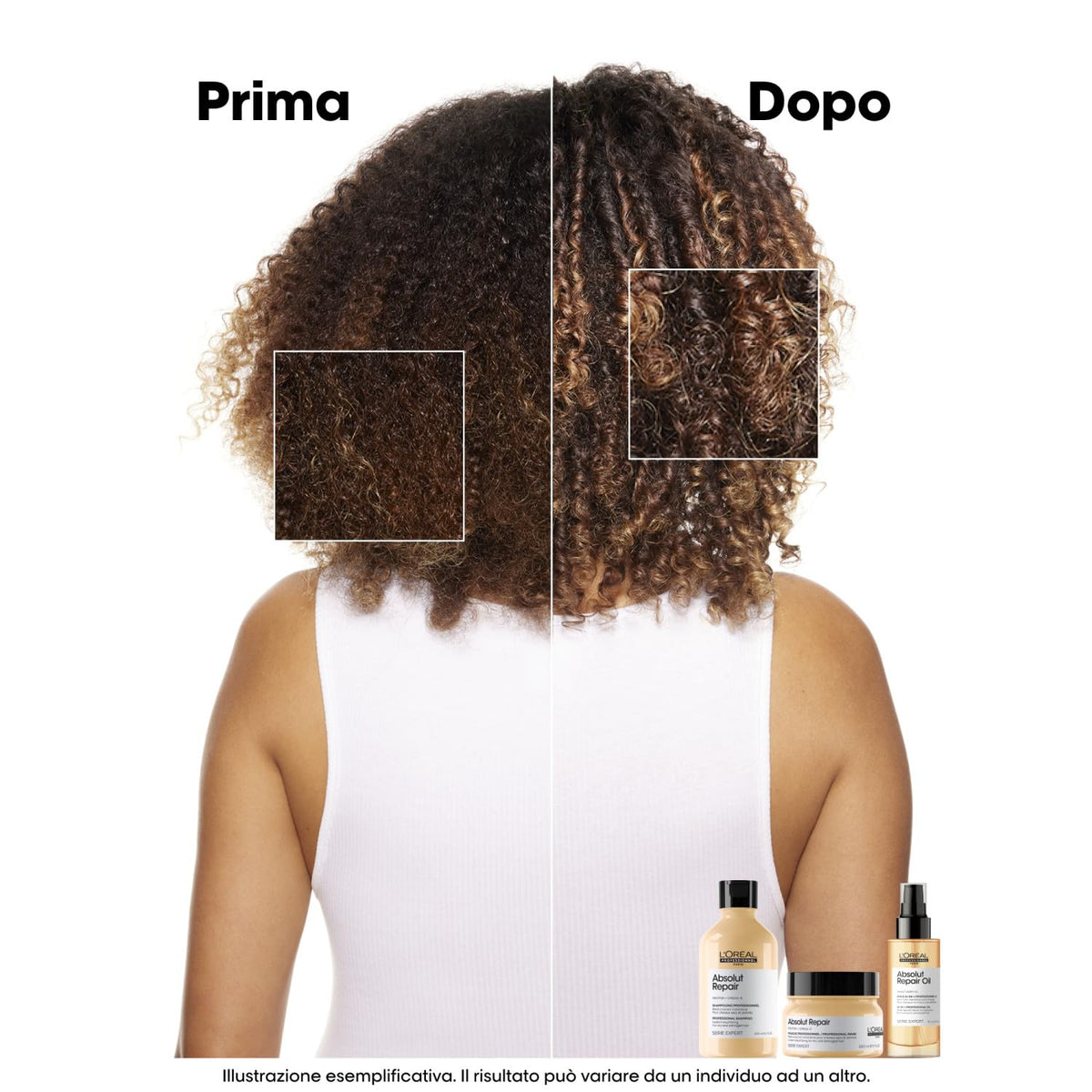 L'Oréal Professionnel Absolut Repair Shampoo 300ml | Para cabello sensibilizado que necesita reparación superficial. Limpia y prepara el cabello para la rutina reparadora.