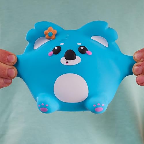 Smooshzees Cutezees Bambo, Koala Azul, Personajes coleccionables, supersuaves, adorables y esponjosos