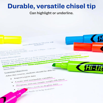 HI-LITER Desk Style, Assorted, Pack of 12 (98034)