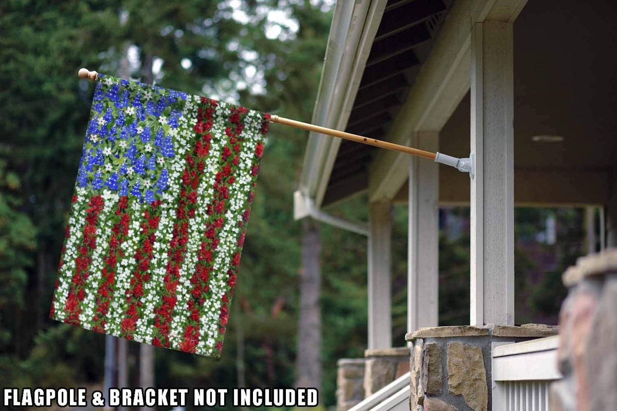 Toland Home Garden 109592 Bandera patriótica de Campo de Gloria, 28 x 40 Pulgadas, Doble Cara para decoración de jardín de Flores al Aire última intervensión