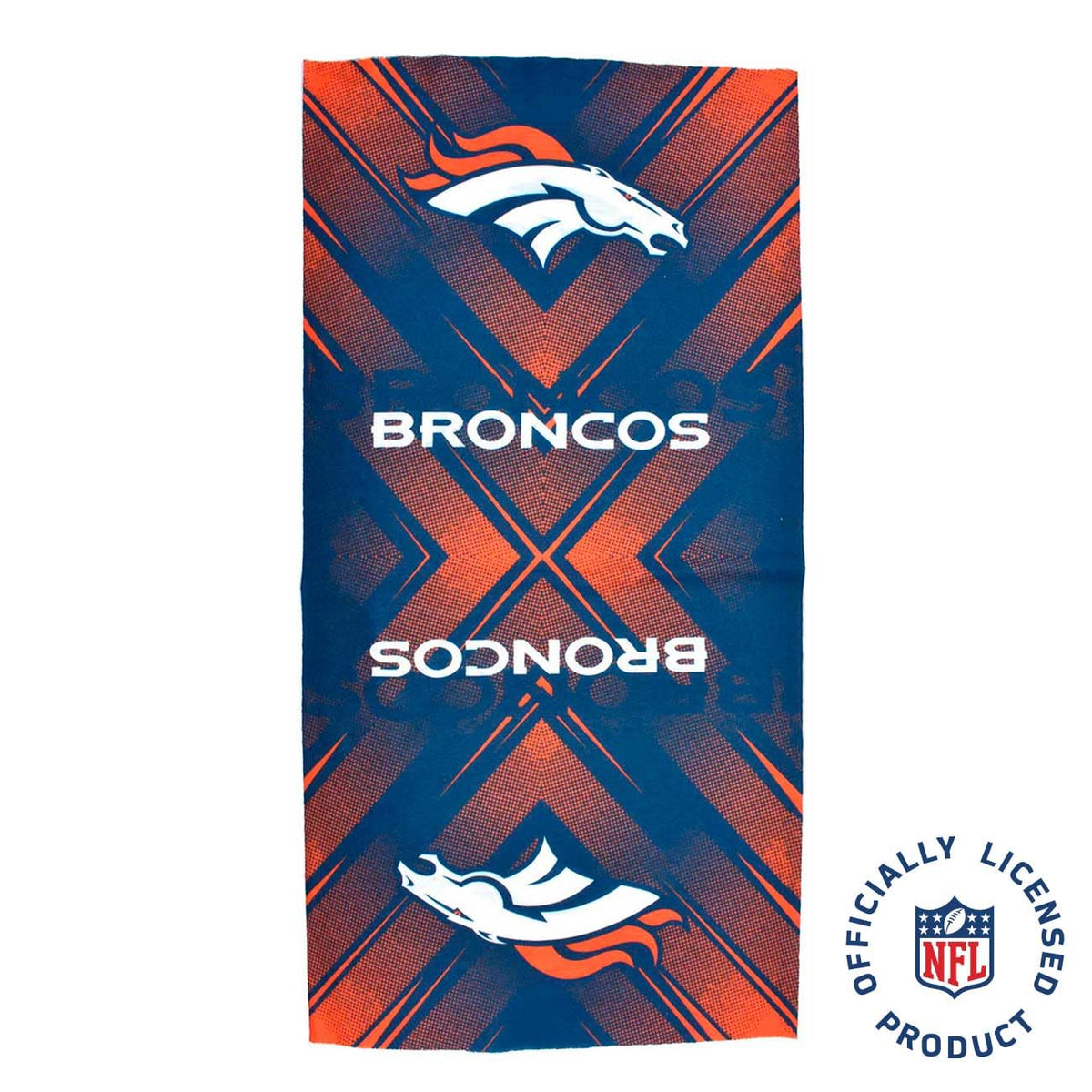 NFL Bandana Broncos Unisex Adulto, Color Azul, Unitalla