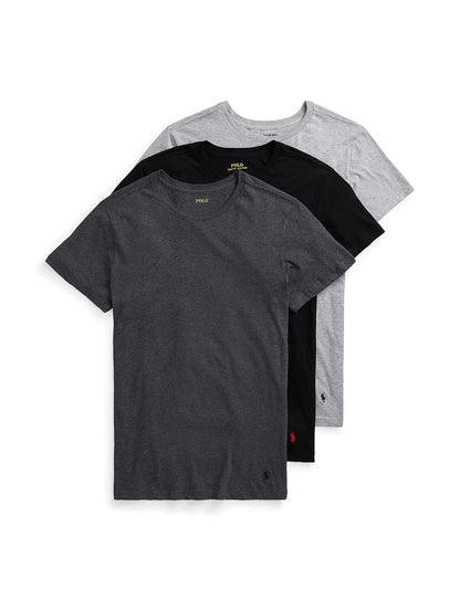 Polo Ralph Lauren Playera de Algodón Cuello Redondo para Hombre - G - Andover Heather - Polo Negro, Madison Heather - Polo Negro, Polo Negro - Rojo