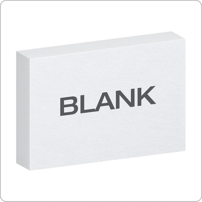 Oxford - Fichas, En blanco, Blanco, 10.2 x 15.2 cm