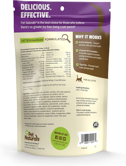 Pet Naturals Daily Multi Vitaminas Para Gatos, Refuerza El Sistema Inmune y Vitalidad Diaria